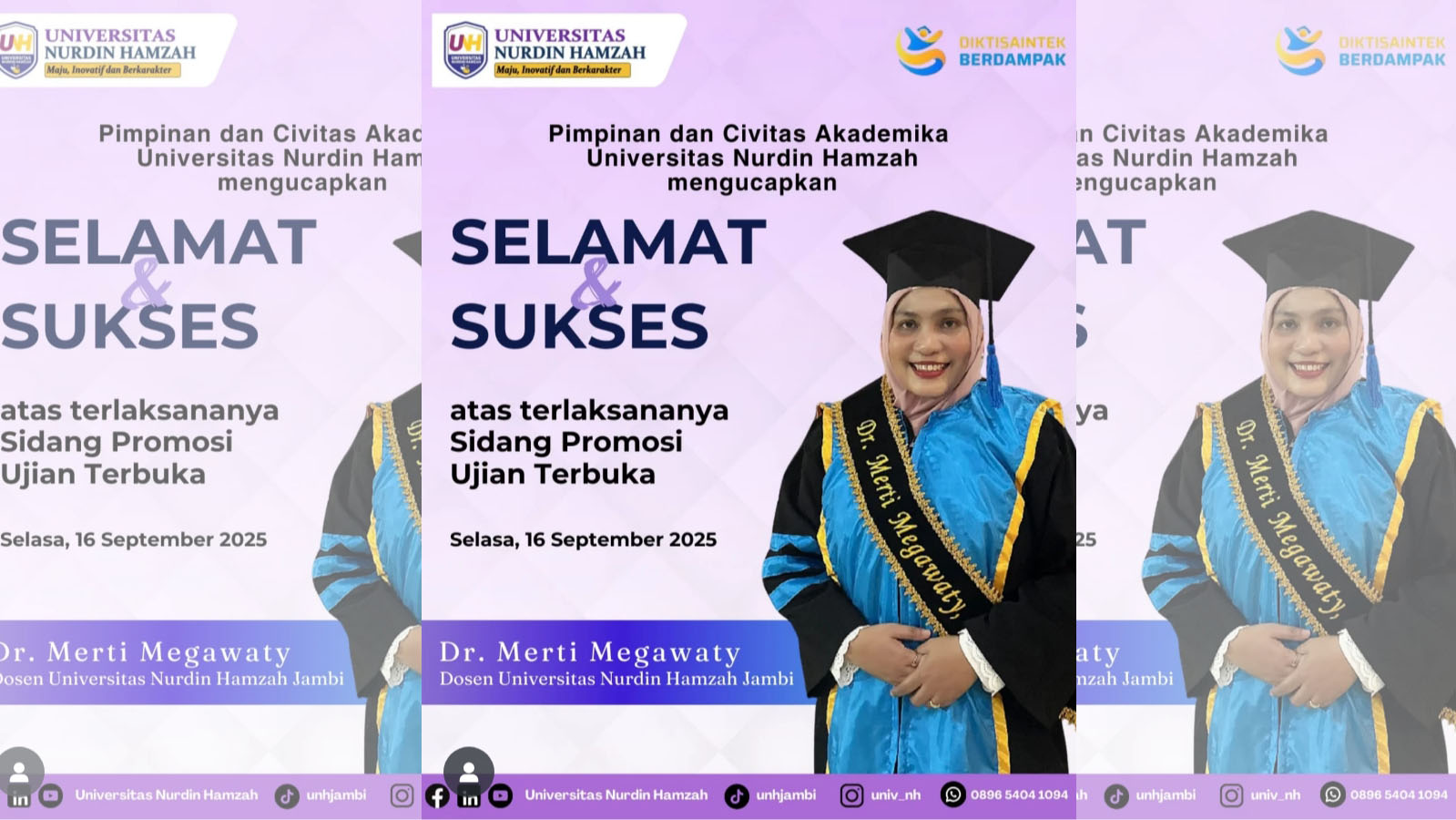 Congratulation Dr. Merti Megawaty